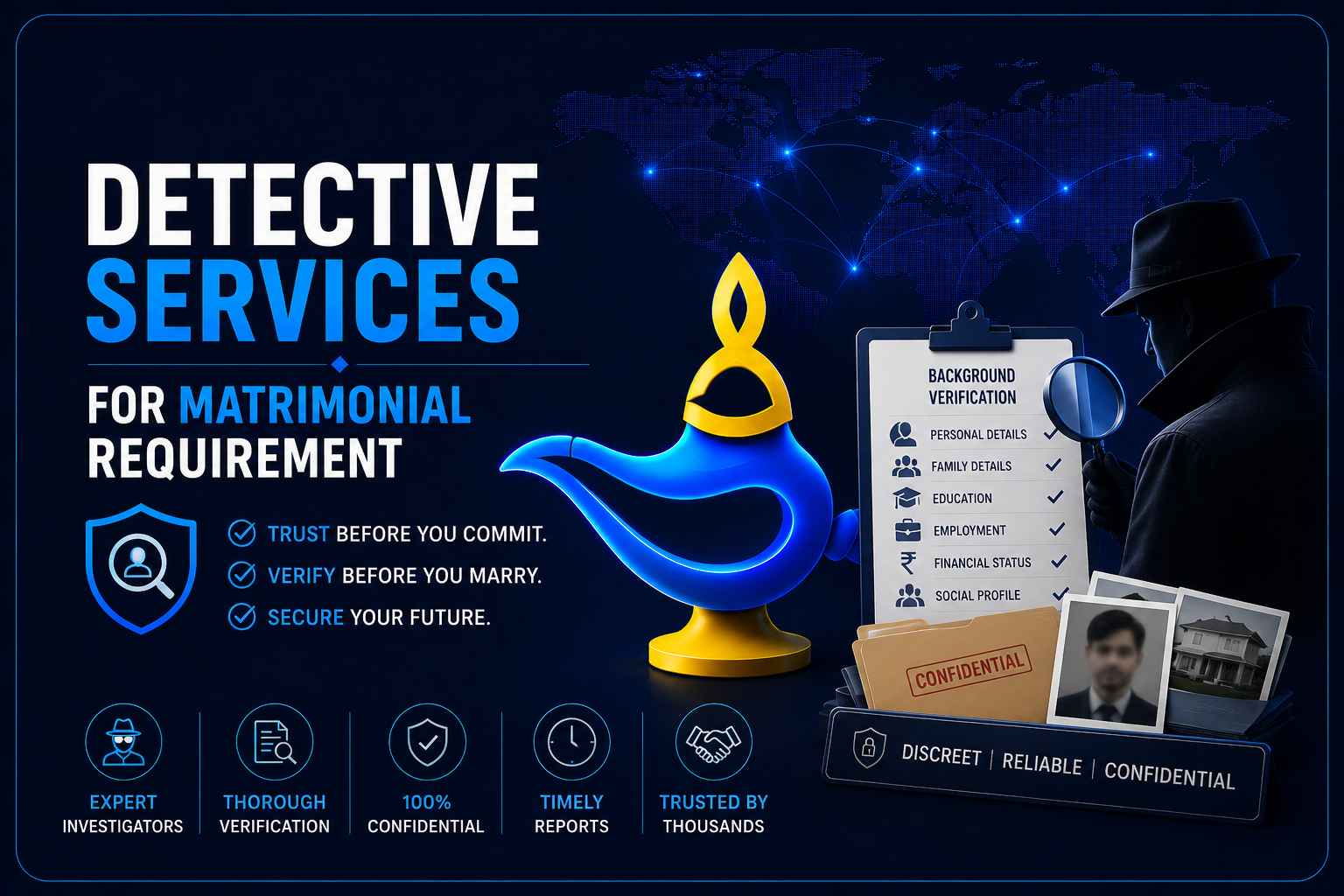 Detective Services for Matrimonial Requirement